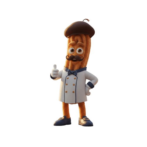 Churro mascot character